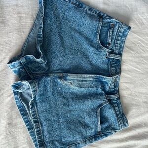 Blue Denim Shorts